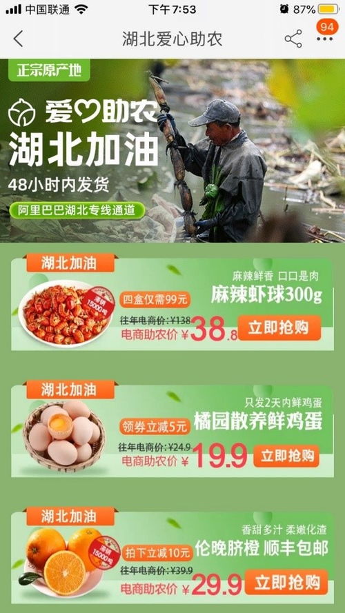 湖北农产品淘宝销量翻倍 农产品销售的新篇章
